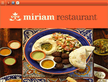 Tablet Screenshot of miriamrestaurant.com